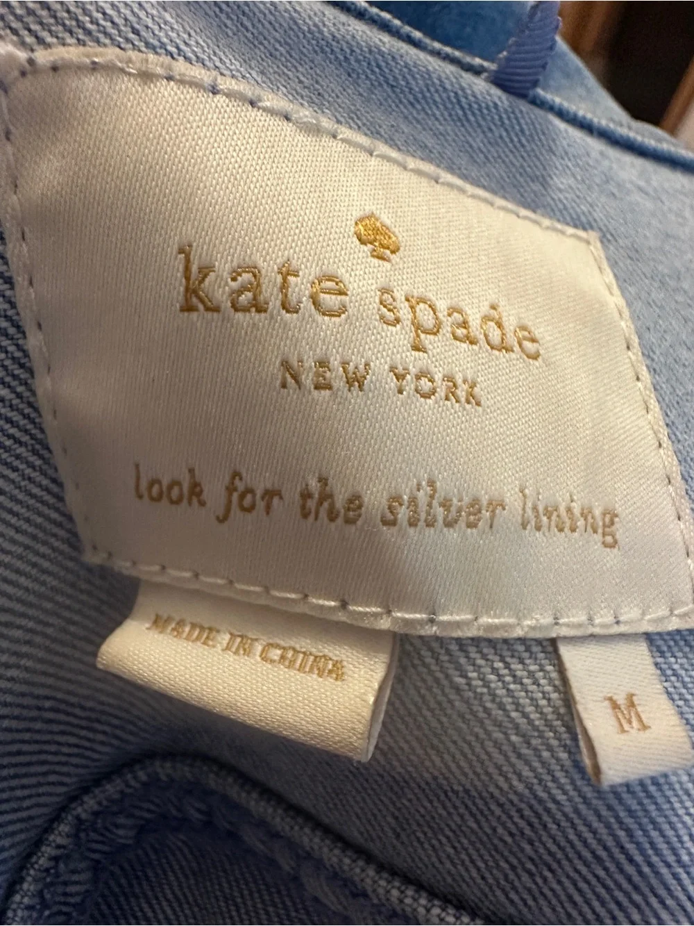 Broome Street Dip Dye Denim Jacket Medium Kate Spade